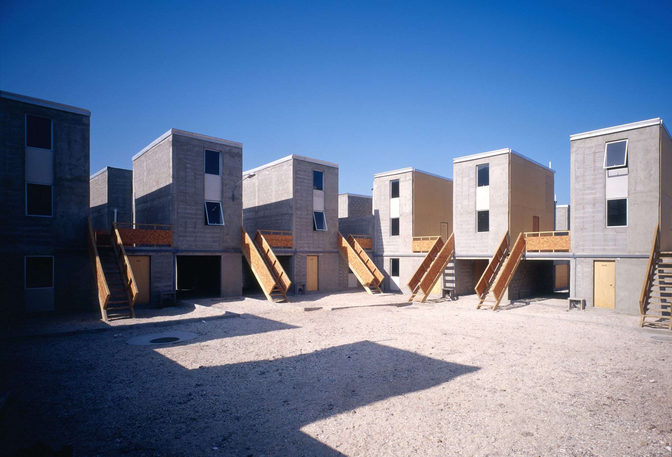 Resident-adapted homes at Quinta Monroy in Iquique